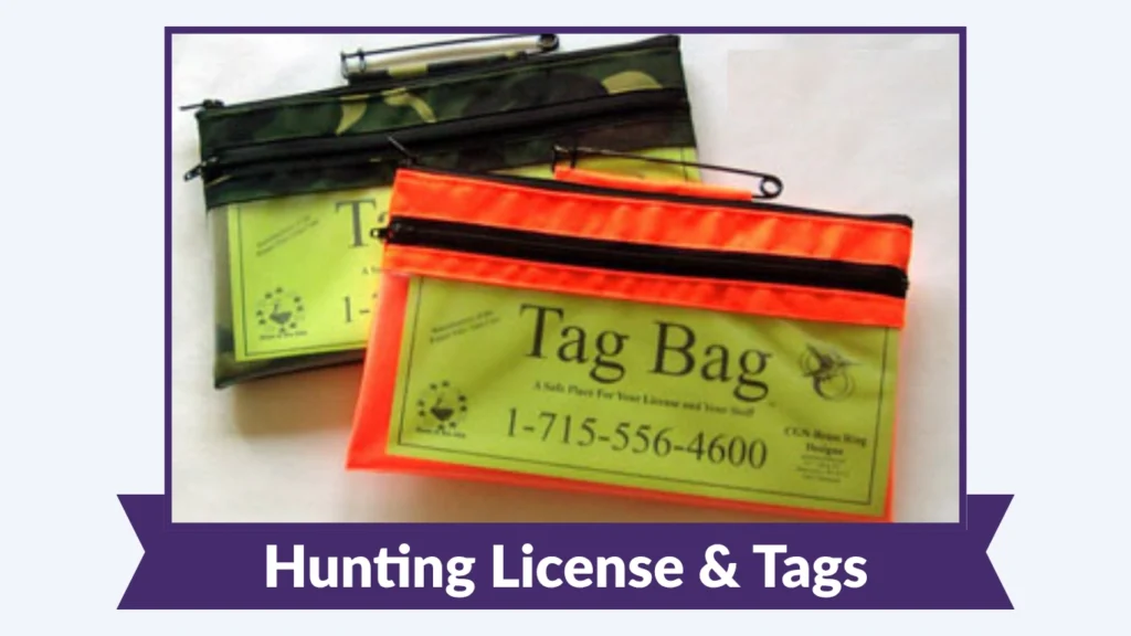 Hunting License & Tags