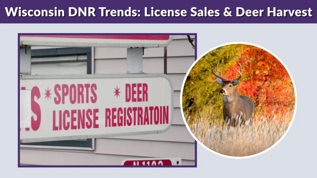 Wisconsin DNR Trends License Sales & Deer Harvest