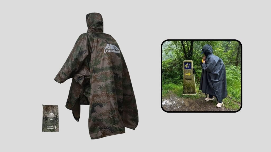 Longsinger Waterproof Lightweight Multifunctional Rain Poncho