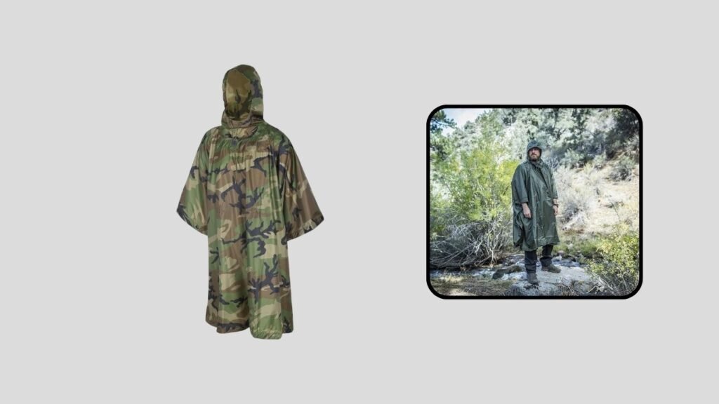  Helikon-Tex Waterproof Ripstop Woodland Poncho