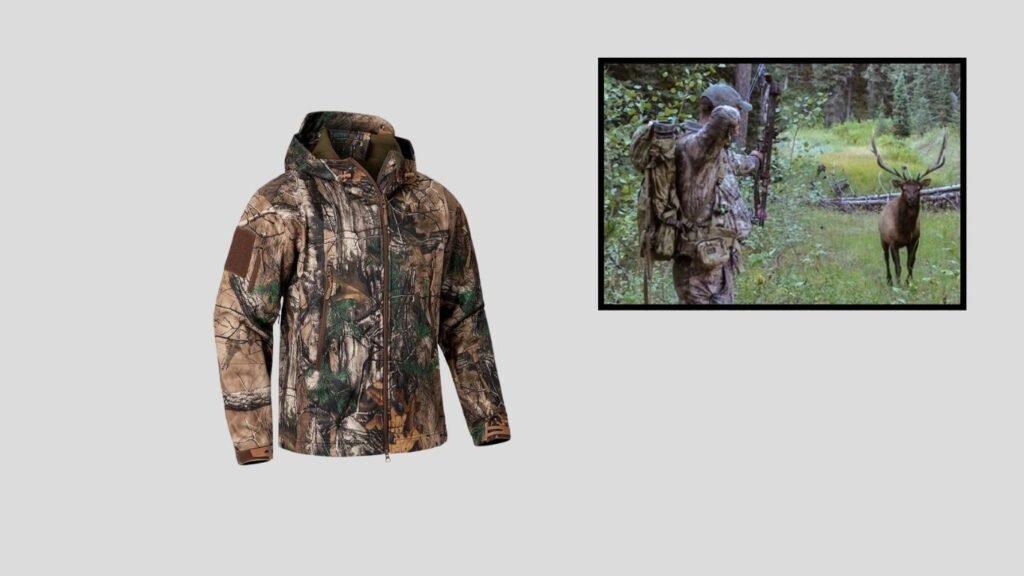 CARWORNIC Waterproof Softshell Camouflage Hunting Jacket