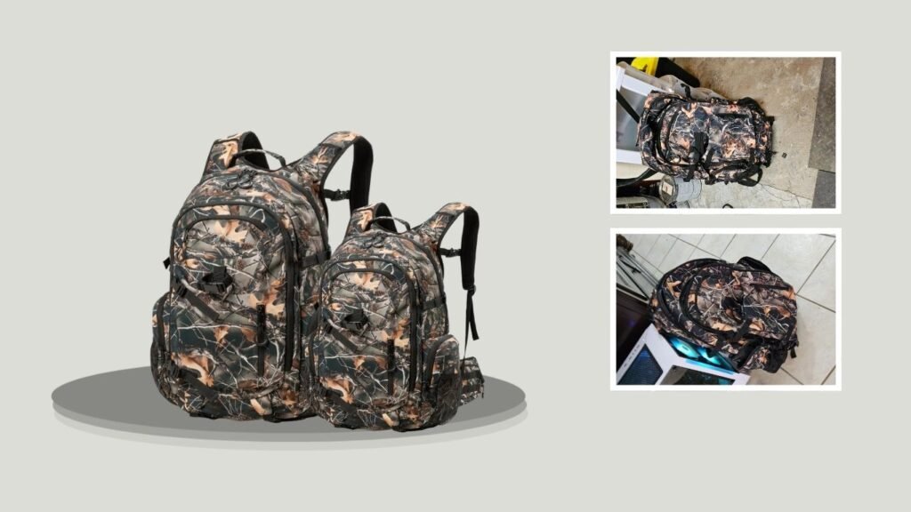 UNIHIMAL 35L Camo Hunting Backpack with Rain Cover