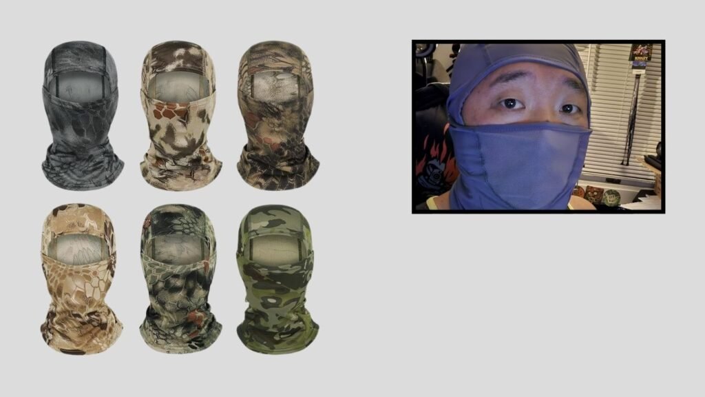 2-Pack Breathable Camouflage Balaclava Face Masks