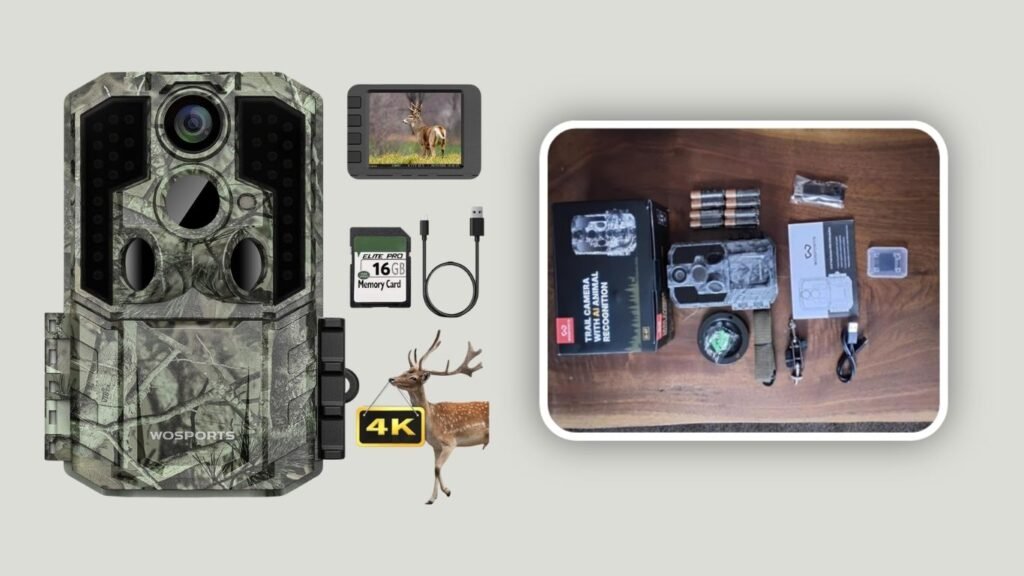 4K Motion-Activated Hunting Trail Camera – Best for Wide-Area Monitoring