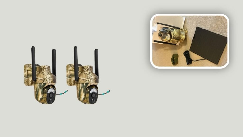 GLEEMALL 4G LTE Cellular Solar Trail Camera 2-Pack