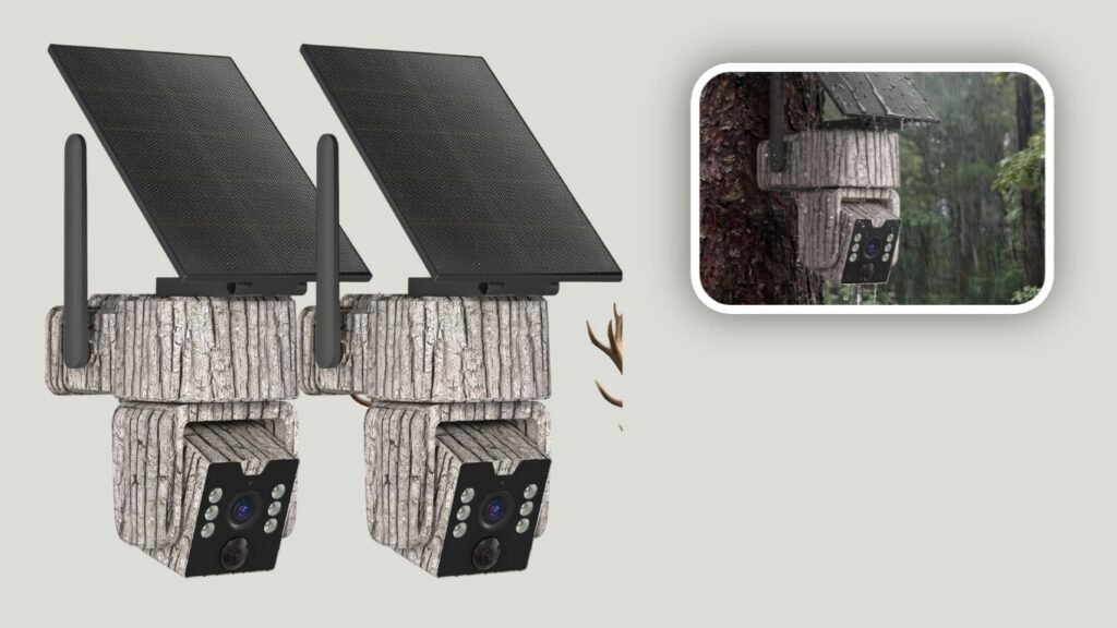 Cellular Trail Camera With Solar Panel and GPS Tracking