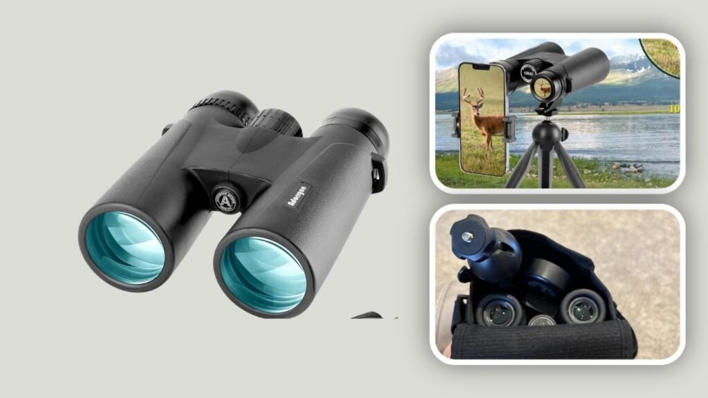 12x42 Roof Prism Binoculars for Adults