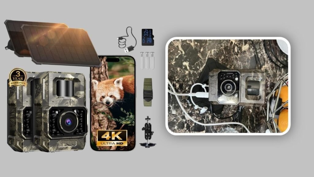 MAXDONE Solar Trail Camera – Best for Reduced Battery Maintenance