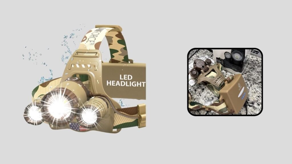  DanForce Rechargeable Hunting Headlamp