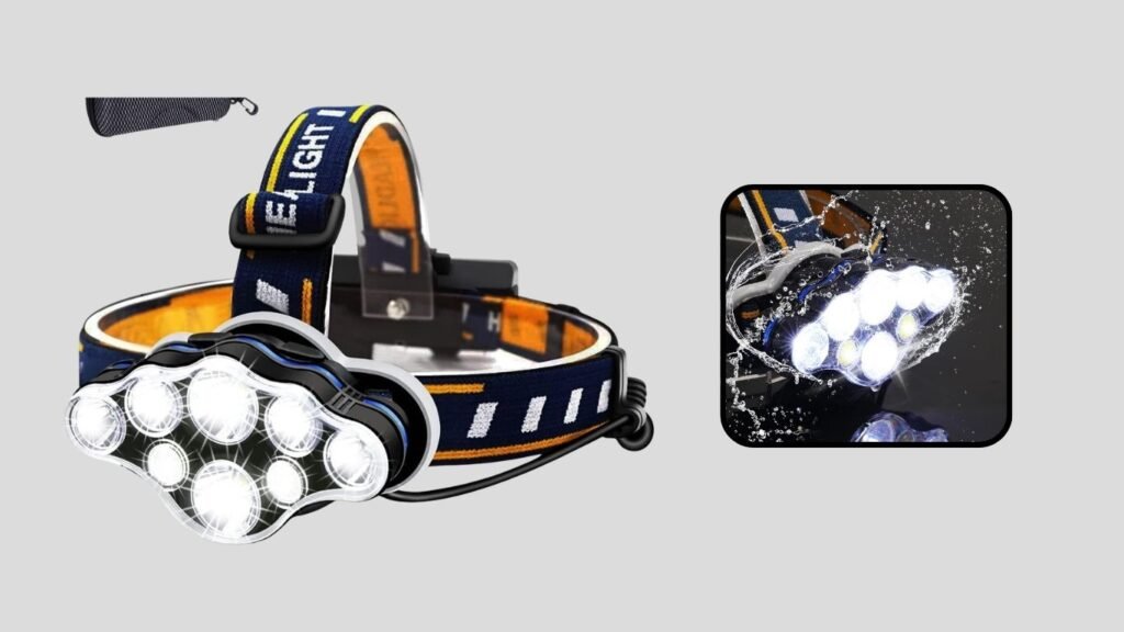 Ochter 8-LED Rechargeable Headlamp