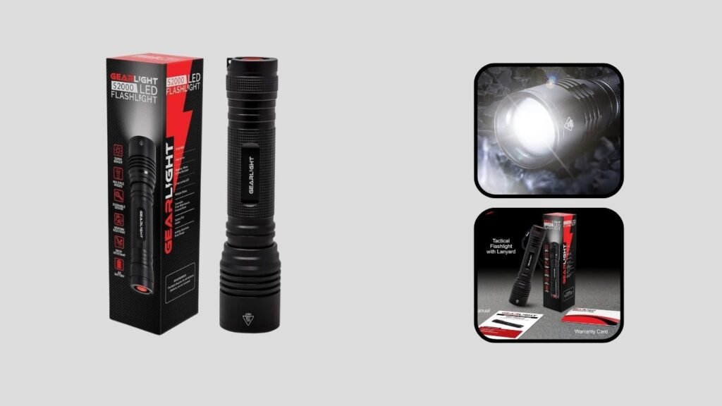 LED High Lumens Tactical Flashlight