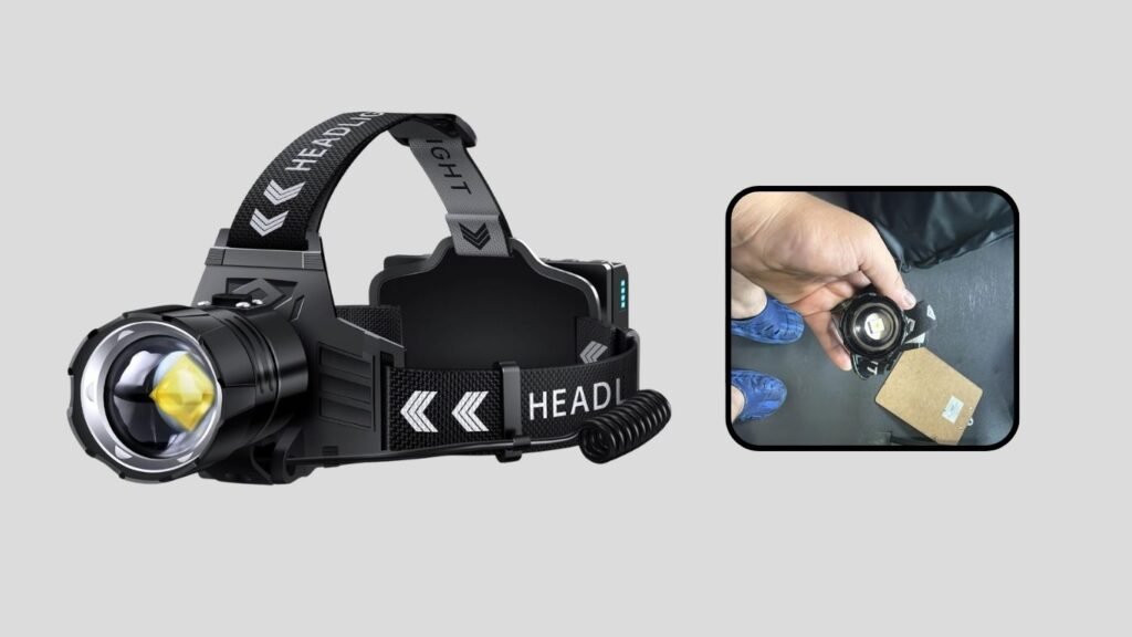 FINICO Rechargeable LED Hunting Headlamp