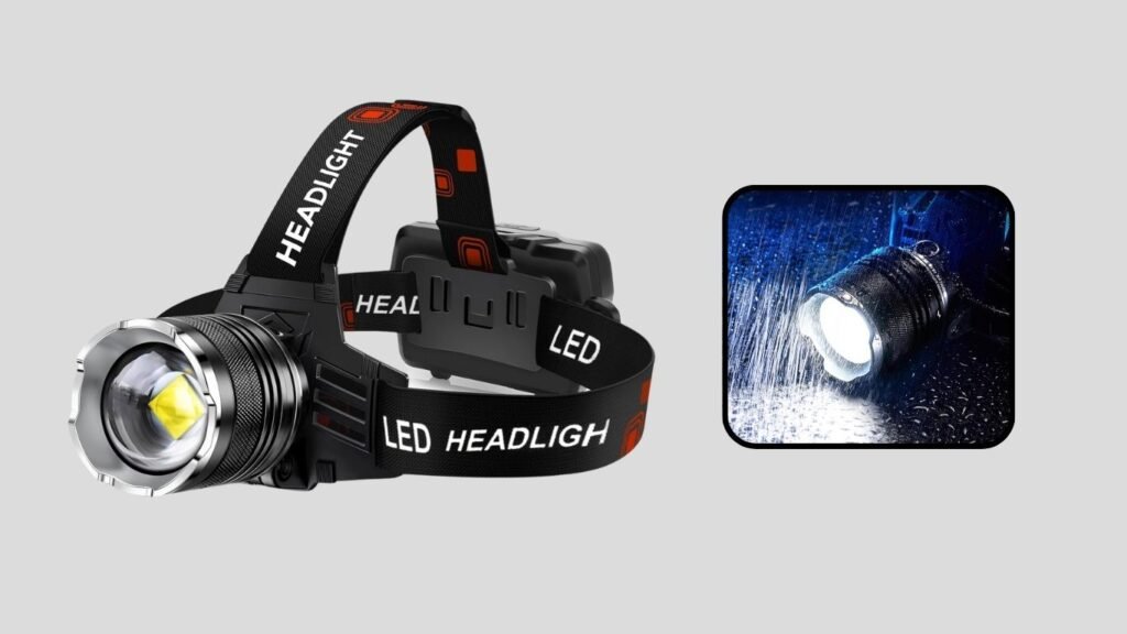 AKNEAR Rechargeable Hunting Headlamp