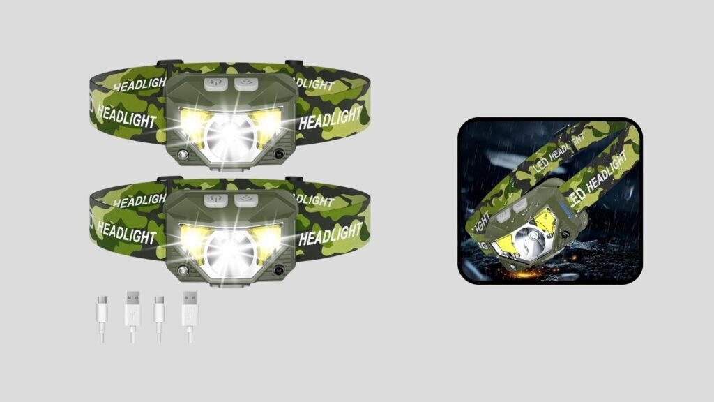LHKNL Ultra-Light Rechargeable Headlamp