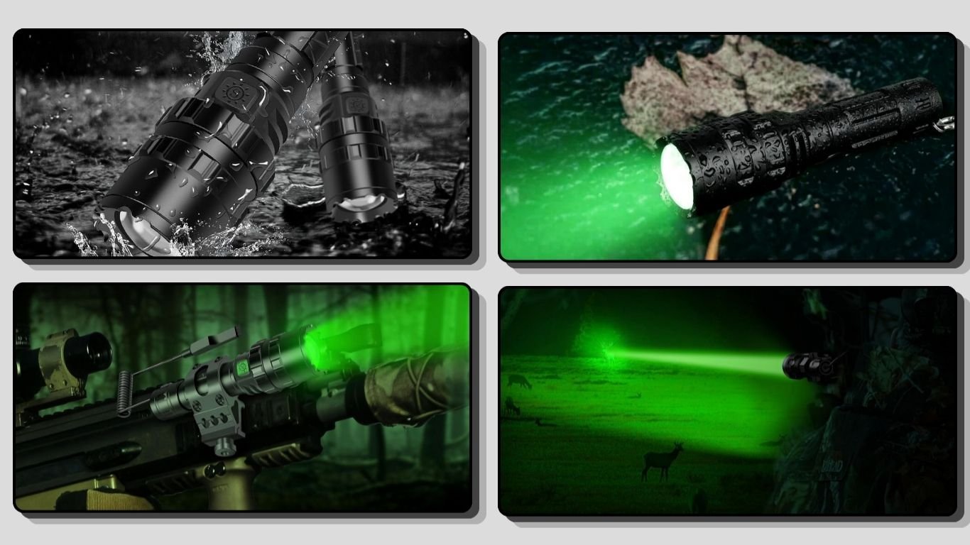 13 Best Green Flashlights for Hunting for Nighttime Visibility