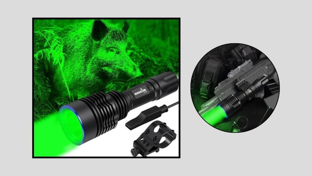ANEKIM UC20 Green Hunting Flashlight