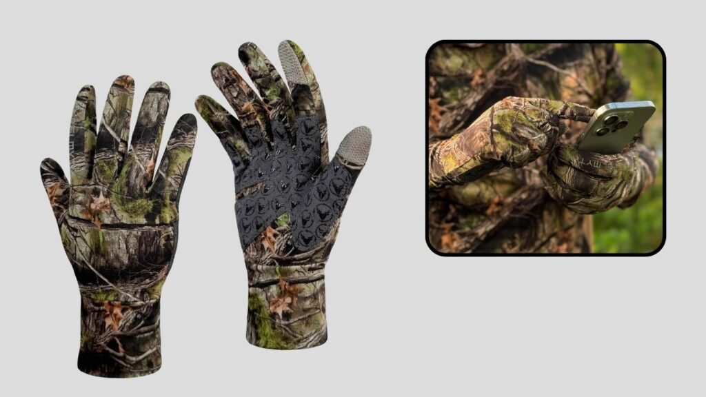 Palmyth Lightweight Camo Hunting Gloves