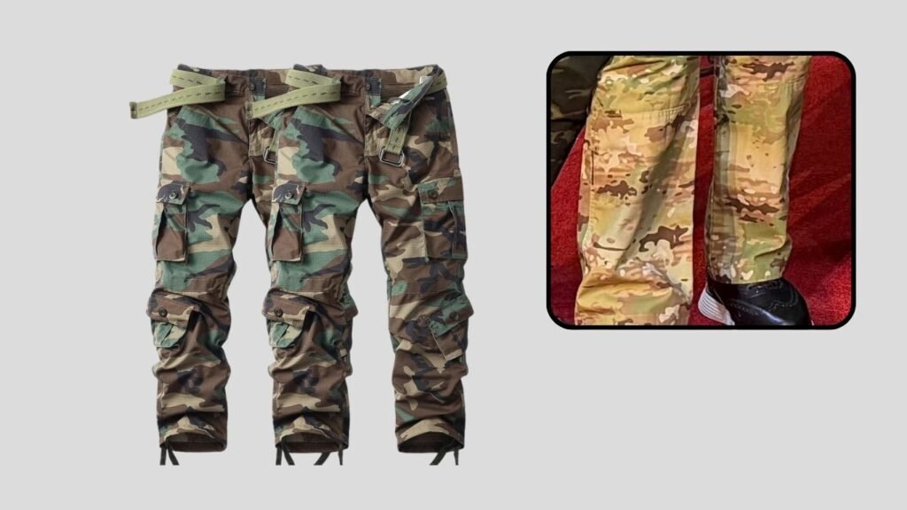 AKHIKING Lightweight Military Camouflage Cargo Pants