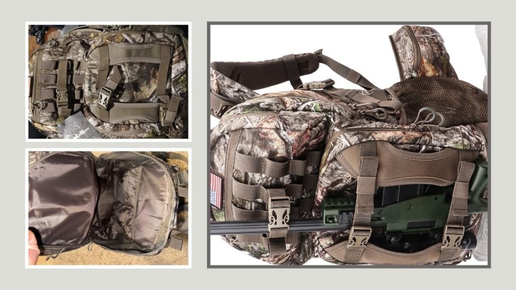 MoiShow Waterproof Hunting Backpack with Holder