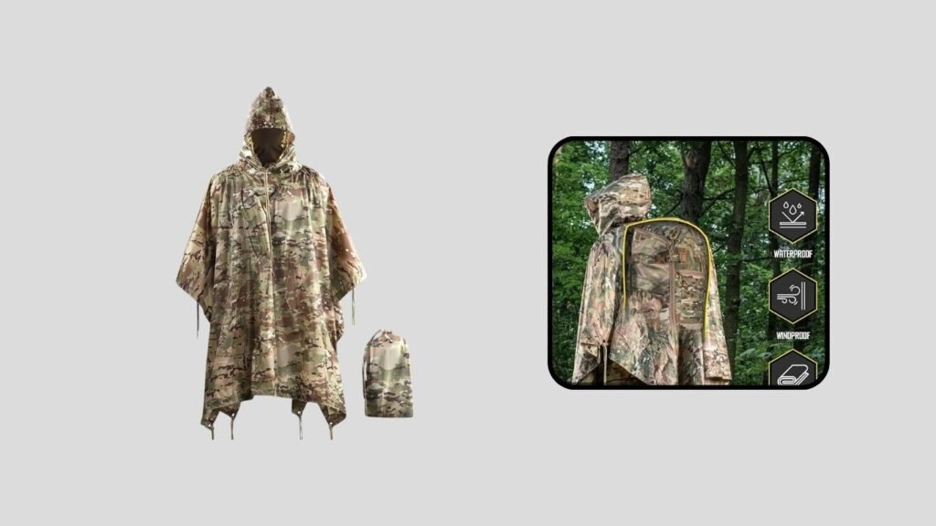M-Tac Military Ripstop Waterproof Rain Poncho
