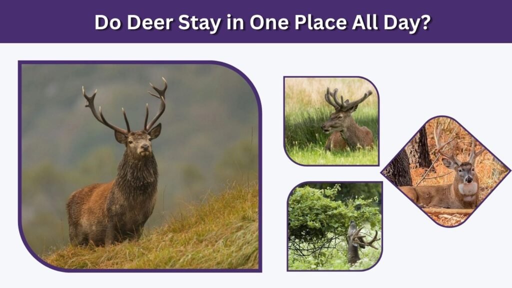 Do Deer Stay in One Place All Day?