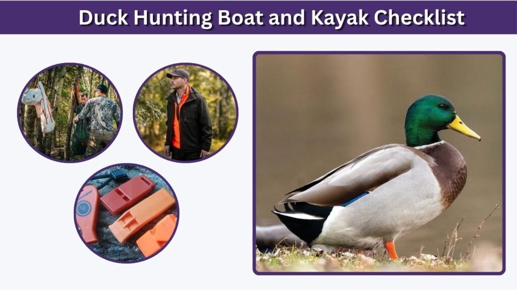 Duck Hunting Boat and Kayak Checklist